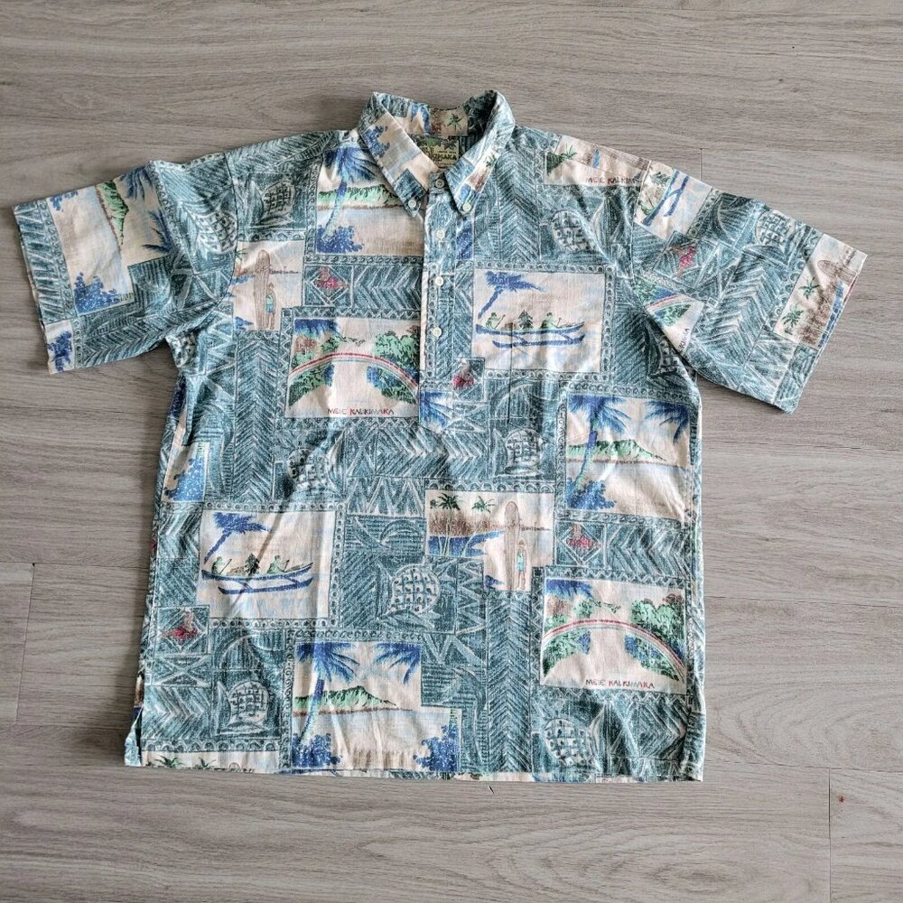 Reyn Spooner Mele Kalikimaka Men's XL 1996 Limited Issue Christmas Shirt